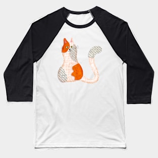 Cute Cat Collage, no background Baseball T-Shirt